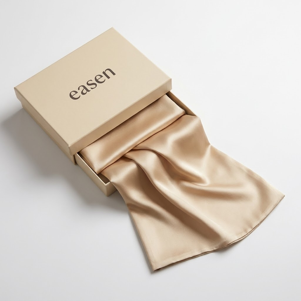 Easen Natural Italian Silk Pillowcase